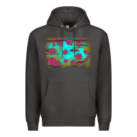 Smoke gemstone serape glitter background Premium Hoodie - JahusDesignShop