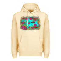 Pina Colada gemstone serape glitter background Premium Hoodie - JahusDesignShop
