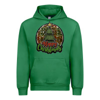 Emerald happy christmas black Urban Hoodie - JahusDesignShop