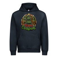 Navy happy christmas black Urban Hoodie - JahusDesignShop