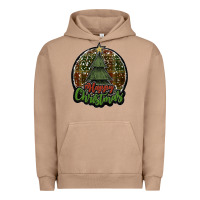Pigment Burro happy christmas black Urban Hoodie - JahusDesignShop