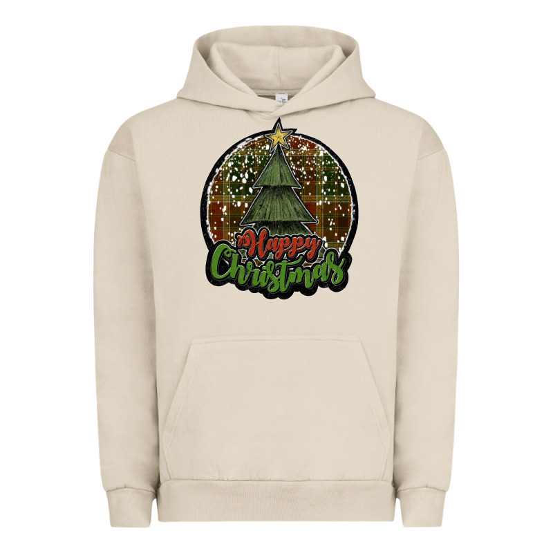 Happy Christmas Black Urban Hoodie by JahusDesignShop | Teevron