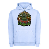 Pigment Grape Ice happy christmas black Urban Hoodie - JahusDesignShop