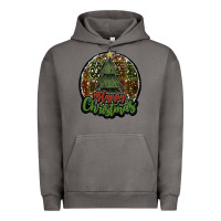 Pigment Tornado happy christmas black Urban Hoodie - JahusDesignShop