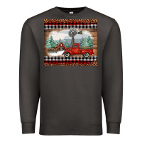 Smoke Christmas farm and truck Premium Sweatshirt - RanaPortraitStore