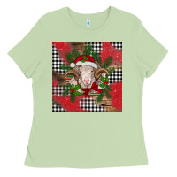 Matcha Christmas merino Ladies Tee - BarkalooDesign