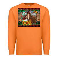 Carrot christmas farm and horse Premium Sweatshirt - RanaPortraitStore