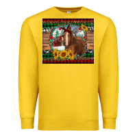Lemon christmas farm and horse Premium Sweatshirt - RanaPortraitStore