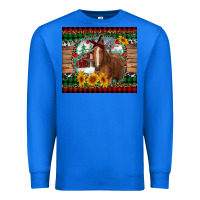 True Royal christmas farm and horse Premium Sweatshirt - RanaPortraitStore