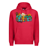 Cardinal wife mom teacher with sunflowers Premium Hoodie - AdoDesignShop
