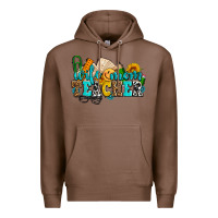 Chestnut wife mom teacher with sunflowers Premium Hoodie - AdoDesignShop