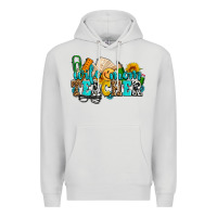 Dove Grey wife mom teacher with sunflowers Premium Hoodie - AdoDesignShop