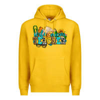 Lemon wife mom teacher with sunflowers Premium Hoodie - AdoDesignShop