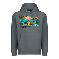 Rock wife mom teacher with sunflowers Premium Hoodie - AdoDesignShop