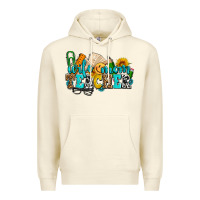 Sandshell wife mom teacher with sunflowers Premium Hoodie - AdoDesignShop