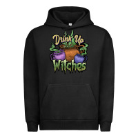 Pigment Black Drink up witches white Urban Hoodie - JahusDesignShop