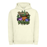 Pigment Pistachio Drink up witches white Urban Hoodie - JahusDesignShop