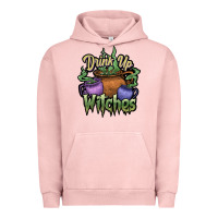 Pigment Salmon Drink up witches white Urban Hoodie - JahusDesignShop