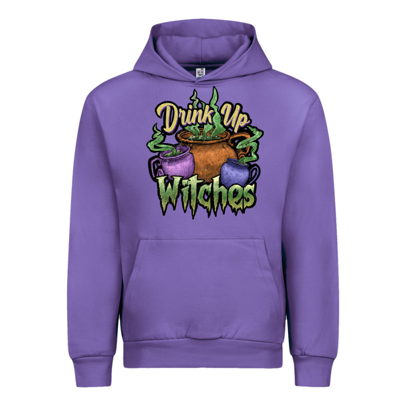 Drink Up Witches White Urban Hoodie by JahusDesignShop | Teevron