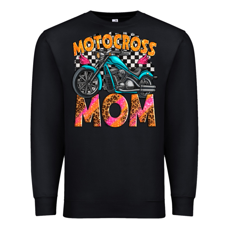 Motocross Mom Premium Sweatshirt by texasbilliewilder | Teevron