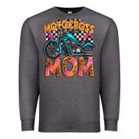 Charcoal Heather motocross mom Premium Sweatshirt - texasbilliewilder