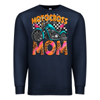 Navy motocross mom Premium Sweatshirt - texasbilliewilder