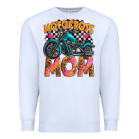 White motocross mom Premium Sweatshirt - texasbilliewilder