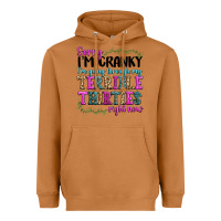Meerkat sorry im cranky im going through my terrible thirties right now Heavyweight Hoodie - texasbilliewilder