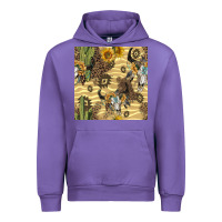 Tulip aztec bull skull Urban Hoodie - BundleAndBundleShop