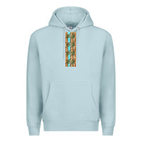 Blue Mist dinosaur brontosaurus pen wrap Premium Hoodie - Artiststas