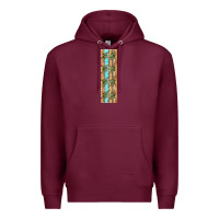 Burgundy dinosaur brontosaurus pen wrap Premium Hoodie - Artiststas