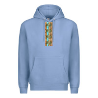 Colony Blue dinosaur brontosaurus pen wrap Premium Hoodie - Artiststas