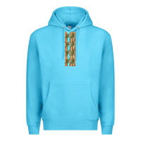 Ocean Blue dinosaur brontosaurus pen wrap Premium Hoodie - Artiststas