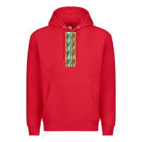Red dinosaur brontosaurus pen wrap Premium Hoodie - Artiststas