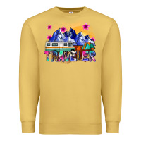 Antique Gold traveler Premium Sweatshirt - Zillion Design Studio