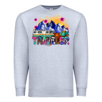 Heather Grey traveler Premium Sweatshirt - Zillion Design Studio