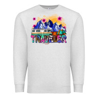 Oatmeal Heather traveler Premium Sweatshirt - Zillion Design Studio