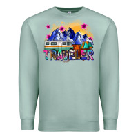 Seafoam traveler Premium Sweatshirt - Zillion Design Studio