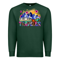 Sports Green traveler Premium Sweatshirt - Zillion Design Studio