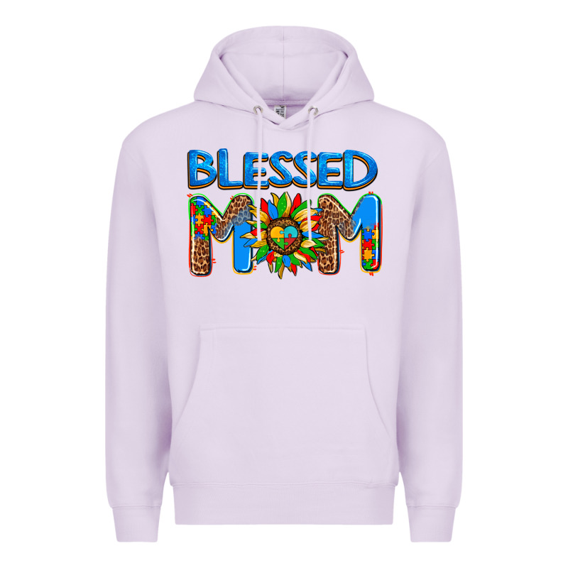 Blessed Mom Autism Premium Hoodie by AdoDesignShop | Teevron
