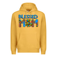 Mustard blessed mom autism Premium Hoodie - AdoDesignShop