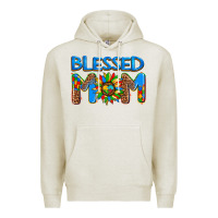 Oatmeal Heather blessed mom autism Premium Hoodie - AdoDesignShop