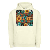 Pigment Pistachio cross gemstone and sunflower Urban Hoodie - Artiststas