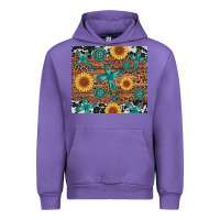 Tulip cross gemstone and sunflower Urban Hoodie - Artiststas