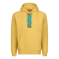 Antique Gold dinosaur brontosaurus pen wrap Premium Hoodie - Artiststas