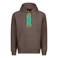 Coffee dinosaur brontosaurus pen wrap Premium Hoodie - Artiststas