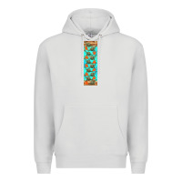 Dove Grey dinosaur brontosaurus pen wrap Premium Hoodie - Artiststas