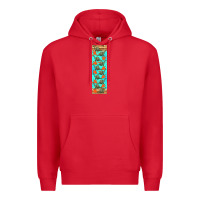 Red dinosaur brontosaurus pen wrap Premium Hoodie - Artiststas
