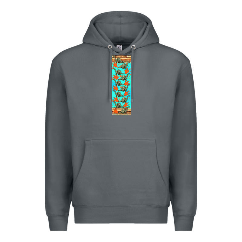 Dinosaur Brontosaurus Pen Wrap Premium Hoodie by Artiststas | Teevron