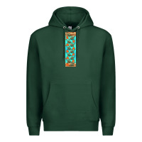 Sports Green dinosaur brontosaurus pen wrap Premium Hoodie - Artiststas